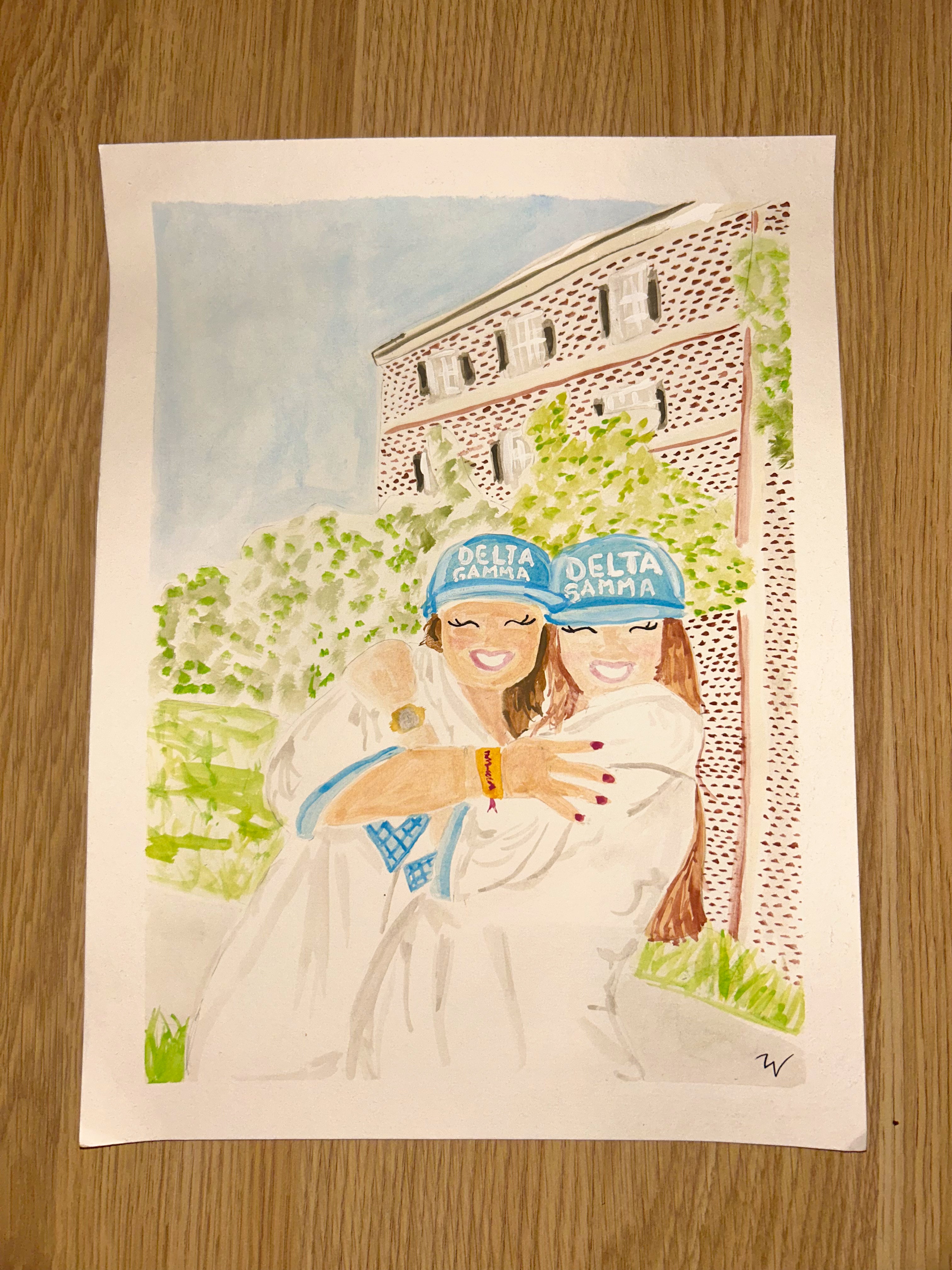 Custom Watercolor painting- from a photo!
